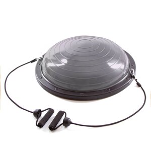 Балансувальна платформа BOSU з двома еспандером FI-1924 (пластик, PVC, h-см, d-58см, 2300гр, насос, кольори в