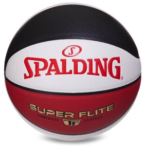 М'яч баскетбольний SPALDING 76929Y SUPER FLITE 7 білий-червоний в Києві от компании DROPT - интернет-магазин оптовой и розничной торговли