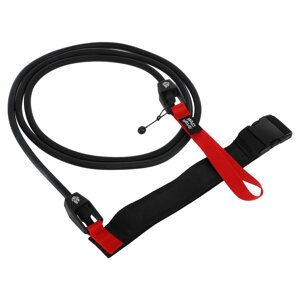 Поясний тренажер для плавання MadWave LONG BELT M077803405W червоний