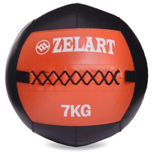 М'яч волбол для кроссфита і фітнесу 7кг Zelart WALL BALL FI-5168-7 (PU, наповнювач-метал. гранули, d-33см, в Києві от компании DROPT - интернет-магазин оптовой и розничной торговли