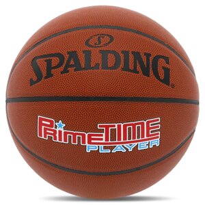 М'яч баскетбольний PU SPALDING PRIMETIME PLAYER 76885Y No7 коричневий