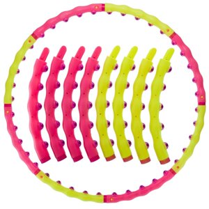 Обруч масажний Хула Хуп Zelart Hula Hoop SPORT HOOP JS-6013 (пластик, 1,5 кг, 8 секцій з магнітами, d-100см) в Києві от компании DROPT - интернет-магазин оптовой и розничной торговли