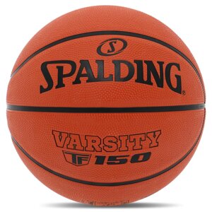 М'яч баскетбольний гумовий SPALDING TF-150 VARSITY 84421185 No5 жовтогарячий в Києві от компании DROPT - интернет-магазин оптовой и розничной торговли