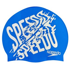 Шапочка для плавання SPEEDO SLOGAN PRINT 808385B957 (силікон, синій-сірий) в Києві от компании DROPT - интернет-магазин оптовой и розничной торговли