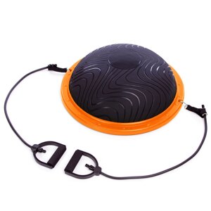 Балансувальна платформа BOSU з двома еспандером FI-1934 (PP, PVC, TPR, h-см, d-60см, 5200гр, насос, кольори в