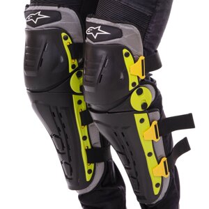 Захист племені і голені Alpinestars MS-4821 2шт чорний-салатовий