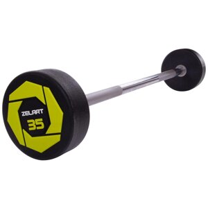 Штанги фіксована пряма поліуретанова Zelart Urethane Barbell TA-2689-35 довжина 1-110cм 35к в Києві от компании DROPT - интернет-магазин оптовой и розничной торговли