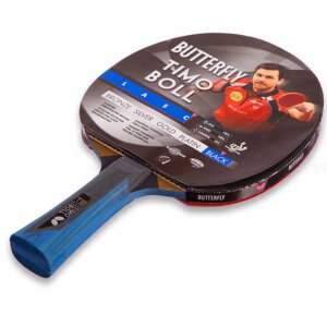 Ракетка для настольного тенниса 1 штука BUTTERFLY 85031 TIMO BOLL BLACK (древесина, резина)