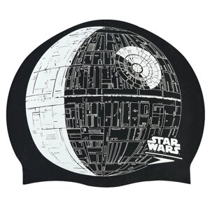 Шапочка для плавання SPEEDO SLOGAN PRINT 808385C852 Star Wars Death Star (силікон, чорний-сірий) в Києві от компании DROPT - интернет-магазин оптовой и розничной торговли