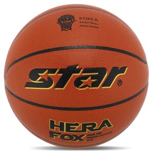 М'яч баскетбольний STAR HERA FOX BB4707C No7 PU червоний