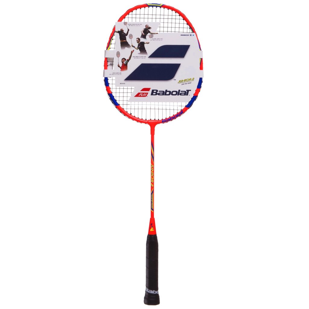 Ракета для бадмінтона Юніорська BABOLAT BB601330-104 JUNIOR 2 (червоний) від компанії DROPT - інтернет-магазин гуртової та роздрібной торгівлі - фото 1