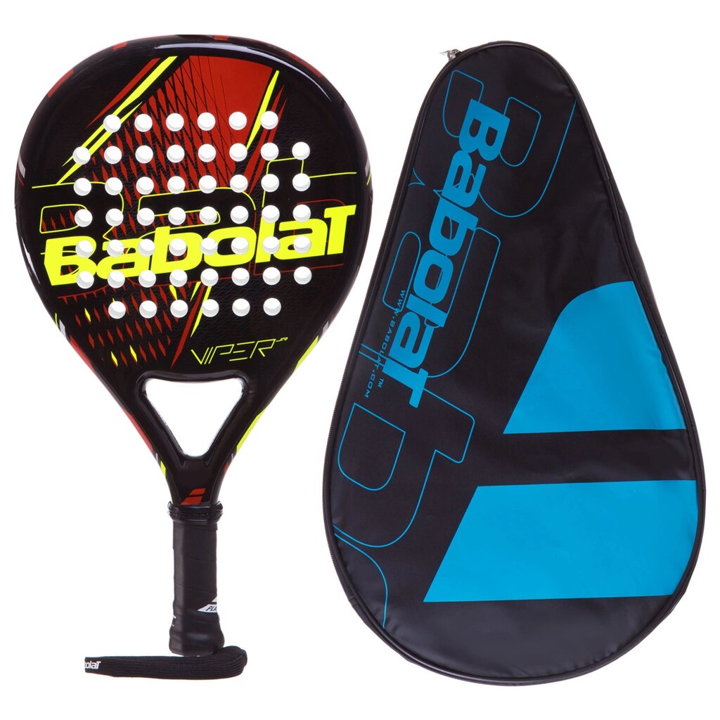 Ракетка для падел тенісу BABOLAT VIPER JR BB150083-296 чорний від компанії DROPT - інтернет-магазин гуртової та роздрібной торгівлі - фото 1