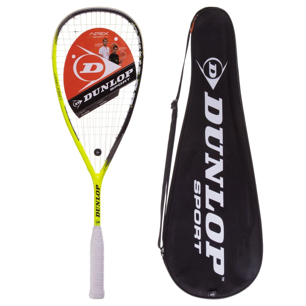 Ракетка для сквошу DUNLOP DL773188Z APEX INFINITY HL Squash Racket від компанії DROPT - інтернет-магазин гуртової та роздрібной торгівлі - фото 1