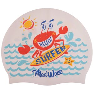 Шапочка для плавання дитяча MadWave Junior SURFER M057912 кольору в асортименті
