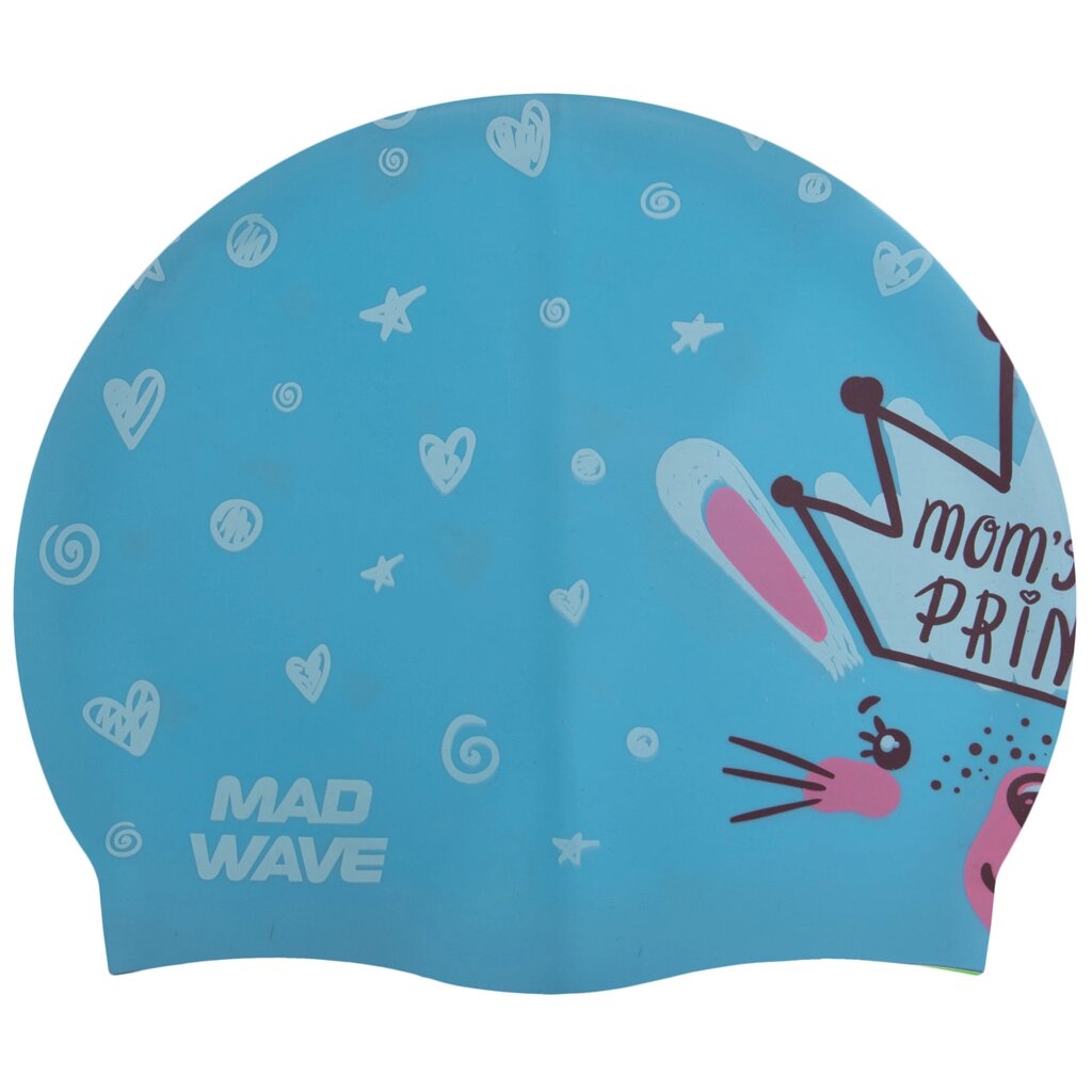 Шапочка для плавання дитяча MadWave Junior LITTLE BUNNY M057913 кольору в асортименті від компанії DROPT - інтернет-магазин гуртової та роздрібной торгівлі - фото 1