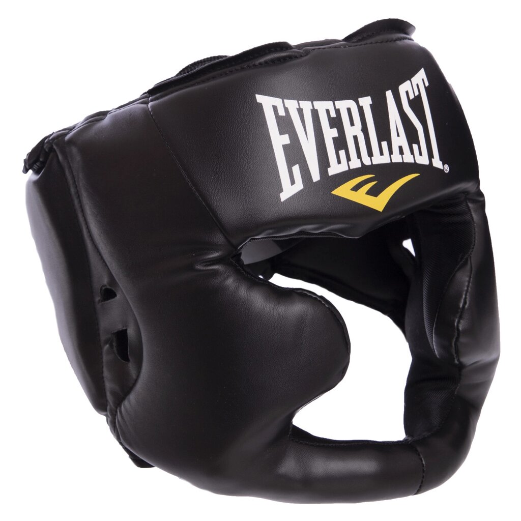 Шолом боксерський з повним захистом EVERLAST 7420 MMA HEADGEAR S-XL чорний від компанії DROPT - інтернет-магазин гуртової та роздрібной торгівлі - фото 1