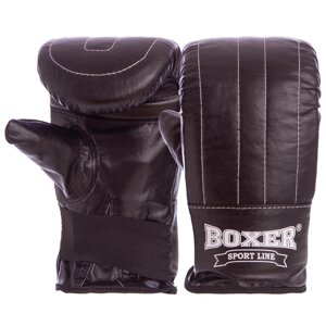 Снарядні рукавички шкіряні BOXER 2014 розмір L кольору в асортименті