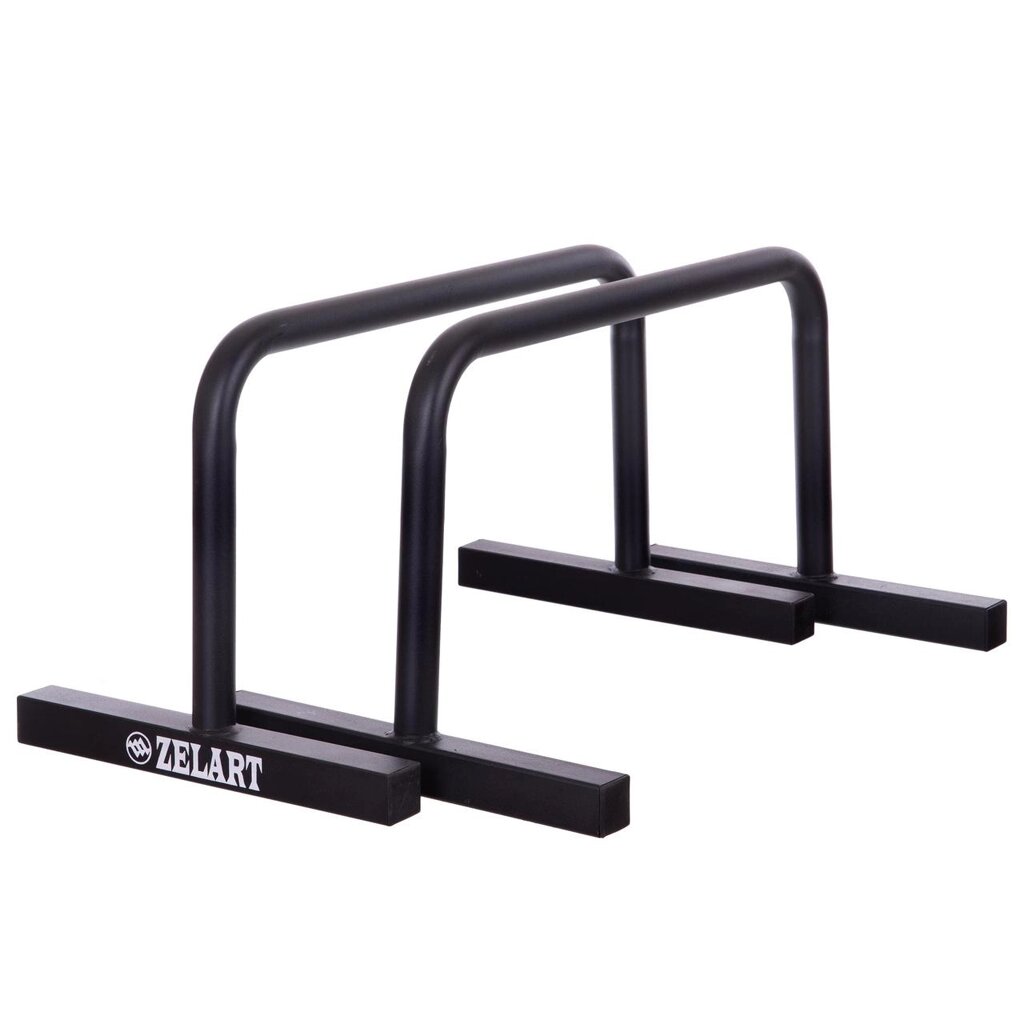 Упори для віджимань Zelart TA-277 PUSH-UP BAR 60x35x32sм чорний від компанії DROPT - інтернет-магазин гуртової та роздрібной торгівлі - фото 1