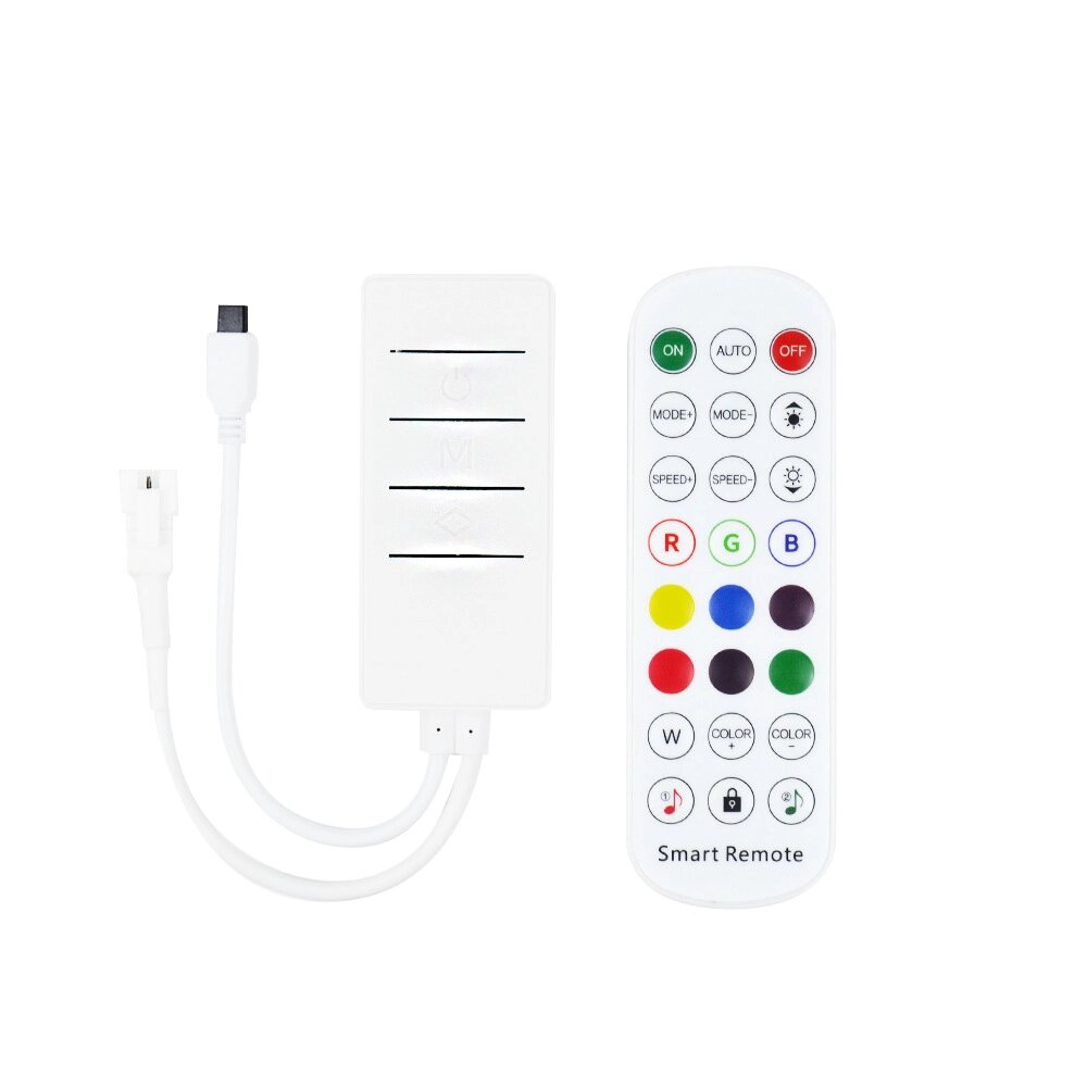 Контролер PROLUM  SPI; RGB; Bluetooth; 24 кнопки; 3PIN; від компанії ПРОЖЕКТОР-УА - фото 1