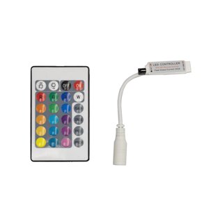 Контролер RGB MINI PROLUM інфрачервоний (IR, 24 кнопки 6A)