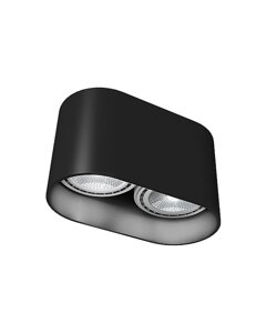 Точковий світильник Nowodvorski 9240 Oval GU10 2x75W IP20 Чорний