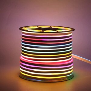 Світлодіодний неон PROLUM 10x20, IP68, 24V, Series "FT", RGB Pixel Full Color, PRO