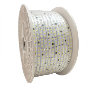 Світлодіодна LED стрічка PROLUM 220V; 2835\120; IP67; 9.5ММ; Series "S", Тепло-Білий (2800-3200K)