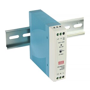 Блок живлення 20W MEANWELL MDR-20-24 IP31
