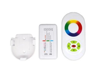 Контролер RGB PROLUM (RF; 5K; сенсорний; 18A; ЧИП; Білий)
