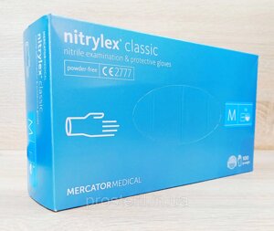 Рукавички нітрилові M (nitrylex classic) уп 100шт