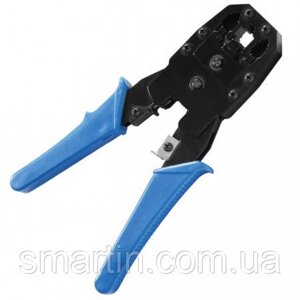 Інструмент обтискний TL-315 8P, 6P, 4P для кабелю RJ-45, RJ-12, RJ-11 (кліщі, кримпер) - Синій