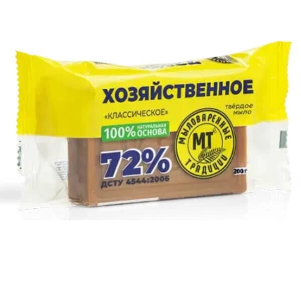 Мило господарське "Класичне" 72% 200г від компанії KAAPRI - фото 1