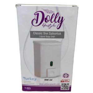 Дозатор для рідкого мила пластмасовий "Dolly" (500 мл)
