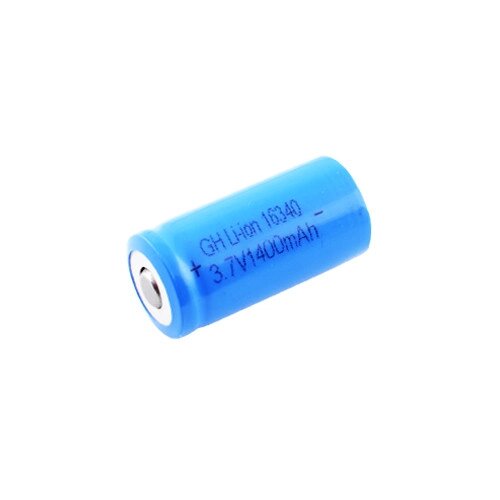 Акумулятор 16340, 1400mAh, синій від компанії експерт - фото 1