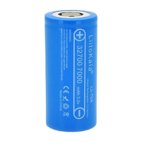 Акумулятор 32700, LiitoKala Lii-70A,3.2V, 7000mAh, ОРИГИНАЛ від компанії експерт - фото 1