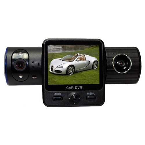 Автомобільний відеореєстратор х 6000 GPS / 2 камери від компанії експерт - фото 1