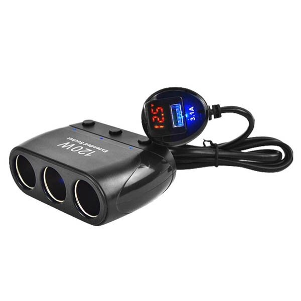 АЗУ разветвитель Olesson 1518 USB 12V/24V від компанії експерт - фото 1