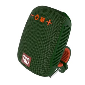 Bluetooth-колонка з кріпленням на велосипед TG392, BT/USB/TF/радіо FM/IPX5, speakerphone 5W Green