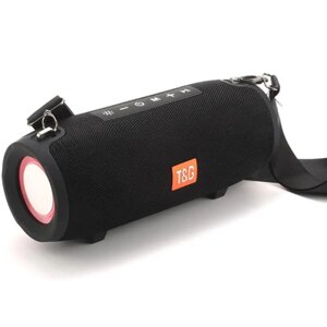 Bluetooth-колонка TG322 з RGB Підсвічуванням, Speakerphone, радіо,40 Вт/3600 мАч Black