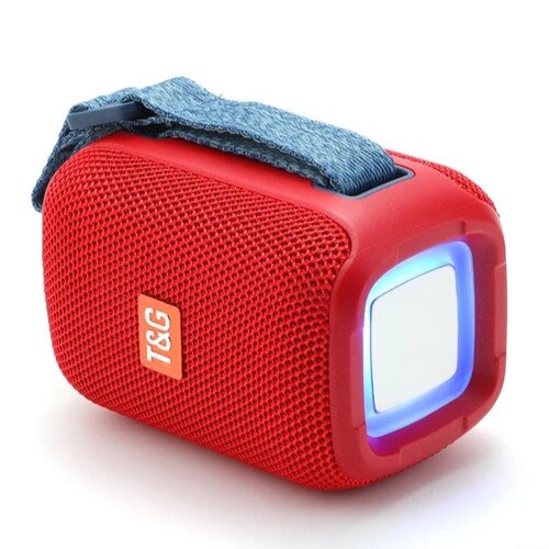 Bluetooth-колонка TG339 з RGB ПІДСВІЧУВАННЯМ,  speakerphone, радіо, red від компанії експерт - фото 1