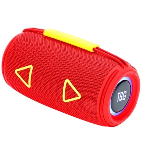 Bluetooth-колонка TG657 з RGB ПІДСВІЧУВАННЯМ,  speakerphone, радіо, red від компанії експерт - фото 1