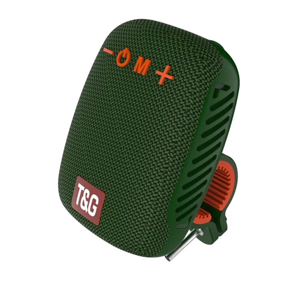 Bluetooth-колонка з кріпленням на велосипед TG392, BT/USB/TF/радіо FM/IPX5, speakerphone 5W Green від компанії експерт - фото 1