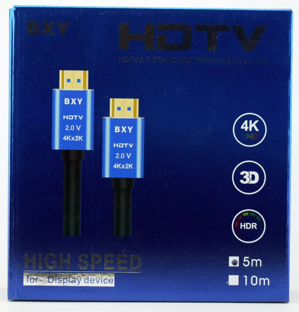 Кабель BXY HDTV 2.0V 4K*2K 5м від компанії експерт - фото 1