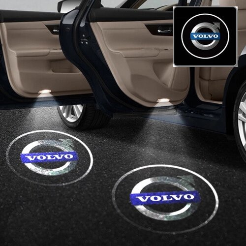 Лазерне дверне підсвічування/проекція у двері автомобіля Volvo від компанії експерт - фото 1