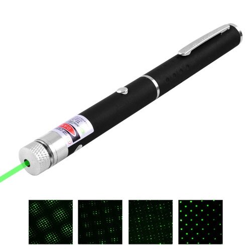 Ліхтар-лазер зелений 803-1, 1 насадка, 2xAAA, оксамитова коробка від компанії експерт - фото 1