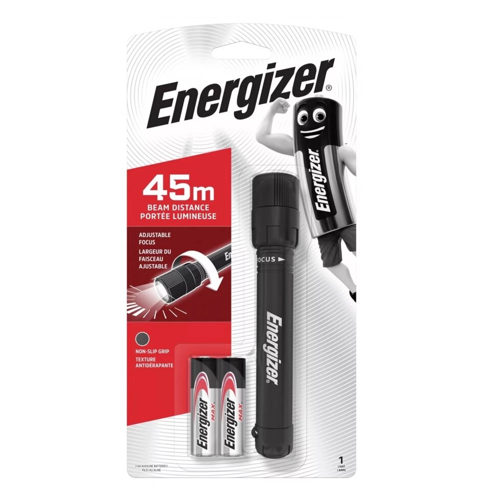 Ліхтарик Energizer X-Focus LED 45m 2AA від компанії експерт - фото 1