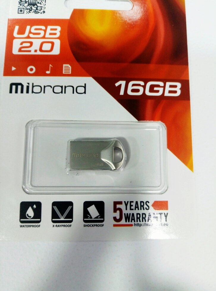 Mibrand 2.0 USB 16 GB Флешка від компанії експерт - фото 1