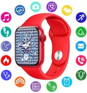 Smart Watch NB-PLUS, бездротова зарядка, red