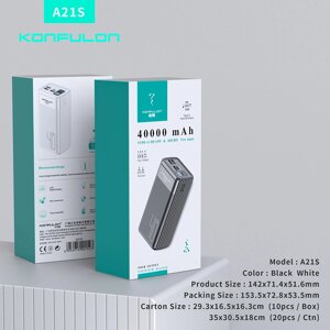 Power Bank KONFULON A21S 40000 mAh