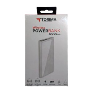 Wireless Повербанк Torima TRM W1010 10000 mAh з швидким зарядом 22,5W White в Одеській області от компании Эксперт